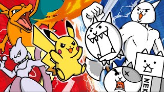 【にゃんこ大戦争】ポケポケ軍団 VS にゃんこ軍団【アニメ】Pokemon Trading Card Game Pocket VS The The Battle Cats のサムネイル