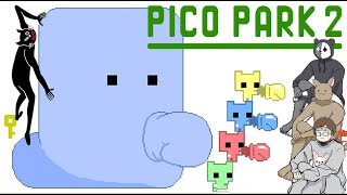 【4人実況】足を引っ張り合う男たちの協力アクション『PICO PARK 2』 のサムネイル