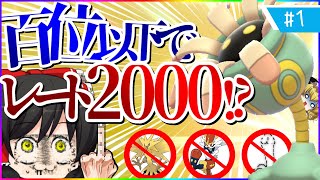 【ポケモン剣盾正月企画】使用率100位以下のマイナーポケモンとレート2000を目指す！？.Part1【ゆっくり実況】