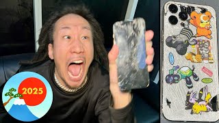 友達のiPhone年越しの瞬間に潰してみた【逆ドッキリ】