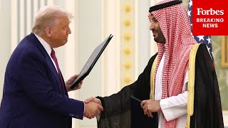 BREAKING NEWS: President Trump And Saudi Crown MBS Attend Signing Ceremony In Riyadh, Saudi Arabia のサムネイル