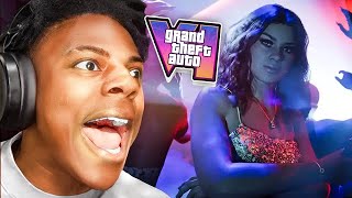 iShowSpeed Reacts To Grand Theft Auto VI Trailer 2 のサムネイル