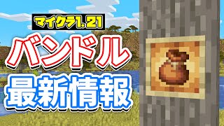 【マイクラ1.21】バンドルの最新情報！近日中に統合版ベータに登場予定！4年越しに洞窟と崖アップデートが完成！実装が延期された理由とは？【マインクラフト】統合版ベータ