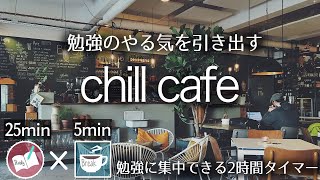 lofi study chill カフェ 勉強に集中できない時に頑張るためのポモドーロタイマー 今やるんだ やるべきことを