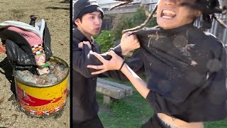 山ちゃんの禰󠄀豆子を世界一くさい缶詰に入れてみた【ドッキリ】