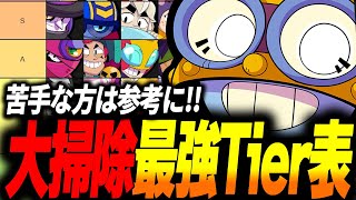 【ブロスタ】大掃除苦手な方は必見！勝率を上げるための最強キャラTier表を紹介！