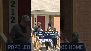 Catholics flock to Pope Leo XIV childhood home #foxnews #news #us #fox #popeleo #catholic #shorts
