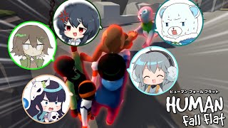 【#めめ村】めめ村メンバーに協力ゲームは出来るのか　～Human: Fall Flat編～【ゆっくり実況】 のサムネイル