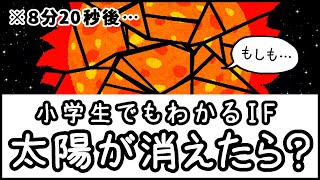 【小学生でもわかるIF】もし太陽が突然消えたら何が起こる？【科学・ざっくり解説】