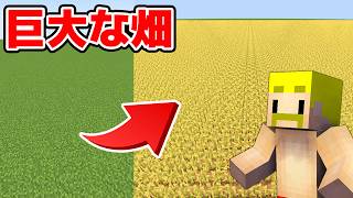【マイクラ】巨大な畑完成させるまで終われません！ のサムネイル