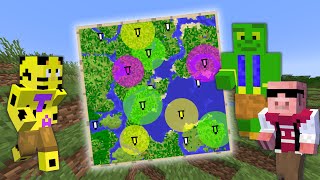 【マイクラ】相手より早く旗を立てろ！陣取りサバイバル！