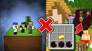 【マイクラ】一番キツかった企画とラクだった企画あわせたらトントン説！ のサムネイル