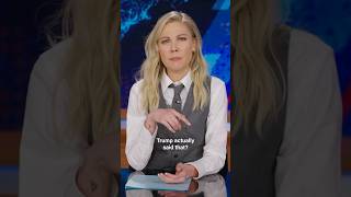 Wait, Trump warned us about a rocky economic transition period? Let's check the tape #dailyshow