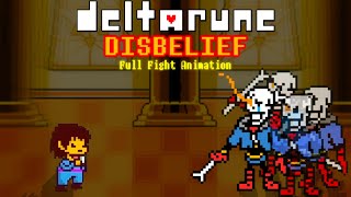 Deltarune Disbelief Papyrus | Full Fight Animation