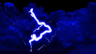 Blue Thunderstorm Animated Clouds 4K Lightning Electric Motion Background Wallpaper Screensaver のサムネイル