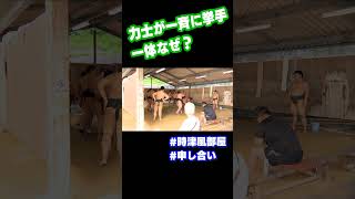 【相撲】力士の稽古『申し合い』とは #相撲 #sumo
