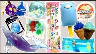 涼しいスクイーズの中身で過去最高のスライムが出来たから見て‼️🎐