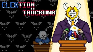 ASGORE WANTS TO BE A MAYOR!! So does Sans | Deltarune Fangame | ELEKTIONTRÜCKUNG - Chapter 1