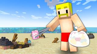 【マイクラ】世界一汚いビーチを綺麗にするまで終われません！ のサムネイル