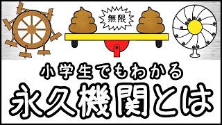 【本当に不可能？】小学生でもわかる・永久機関はなぜできないのか？【科学史・ざっくり解説】
